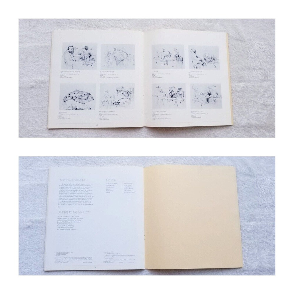 BOOK ESTHER WARKOV RECENT DRAWINGS COLLECTIBLE ART CANADA 1ST EDITION SOFTCOVER - Picture 6 of 9